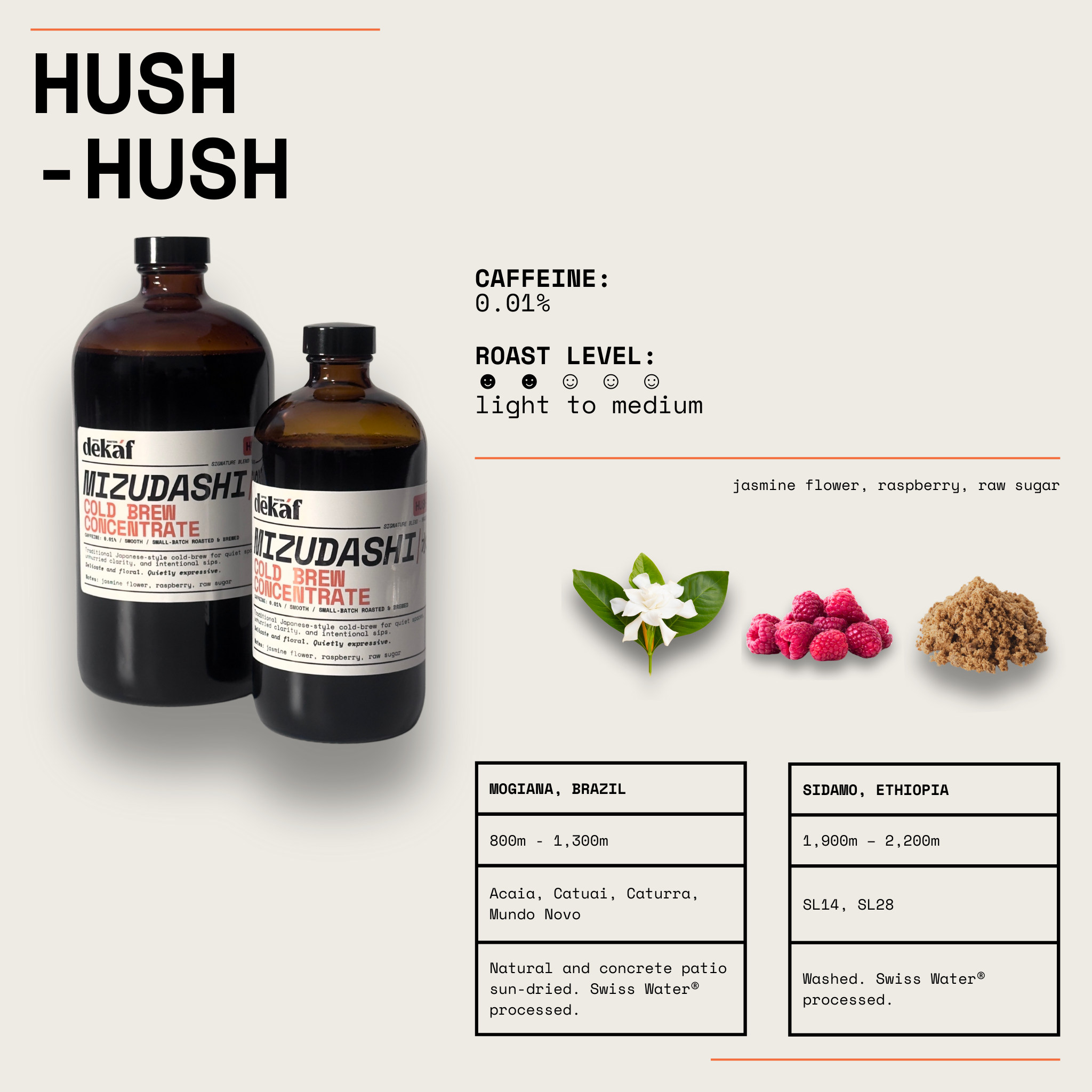 Hush-Hush Mizudashi Cold Brew Concentrate
