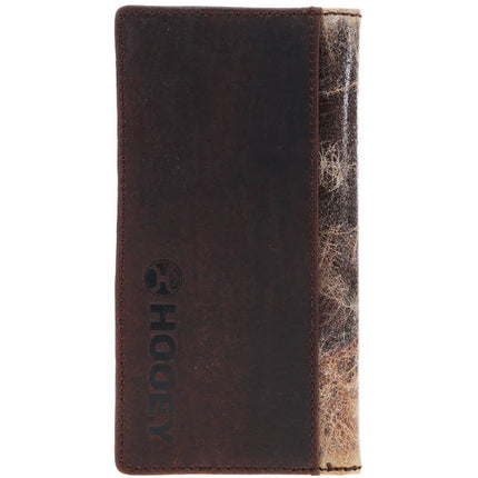 HOOey "Chisholm" Tricolor Western Yoke (Brown/Tan) - Men's Rodeo Wallet