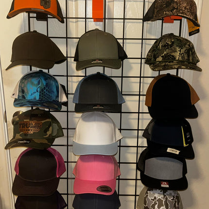 3D Printed Grid Wall Hat Hanger