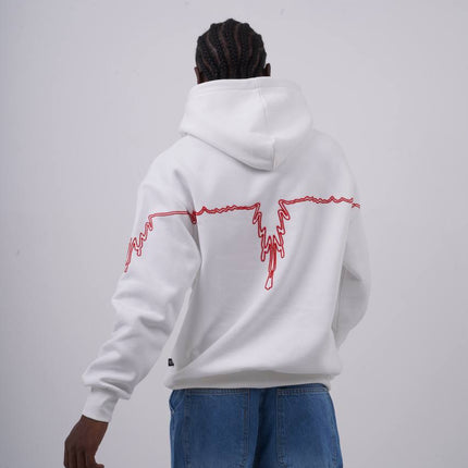 "Heartbeat" Embroidered Graphic Hoodie
