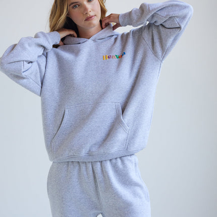 Heaven Heather Grey Unisex Hoodie