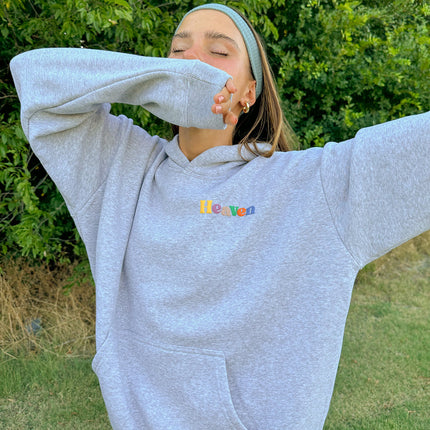 Heaven Heather Grey Unisex Hoodie