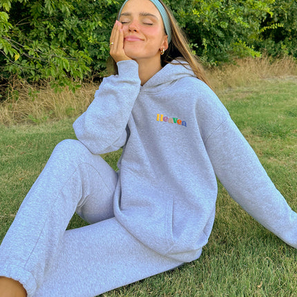 Heaven Heather Grey Unisex Hoodie