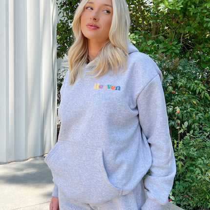 Heaven Heather Grey Unisex Hoodie