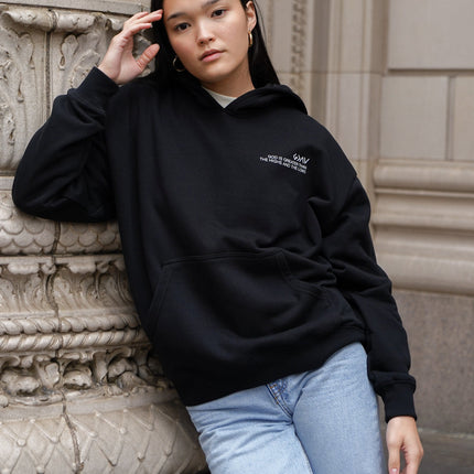 Highs and Lows Black Unisex Hoodie