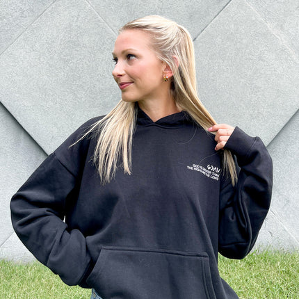 Highs and Lows Black Unisex Hoodie