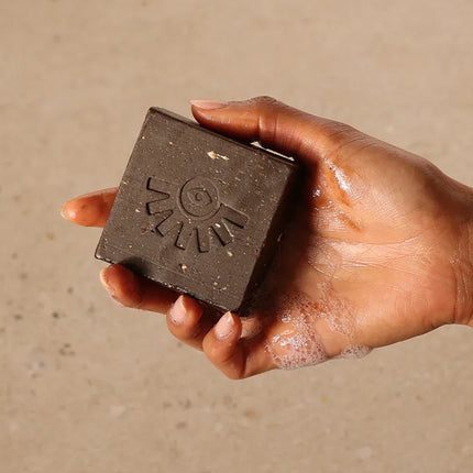 Traditional African Black Soap Bar<br>Honor