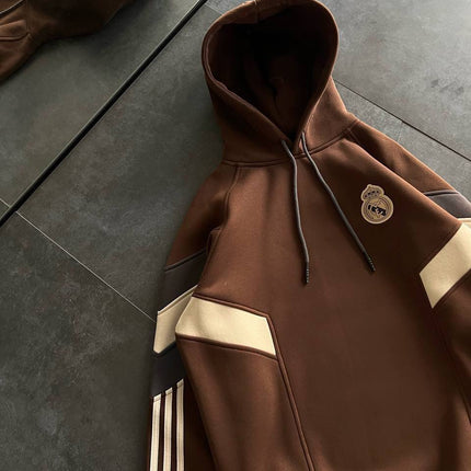 Real Madrid Hooded Oversized Sweatshirt - Stylish and Comfortable