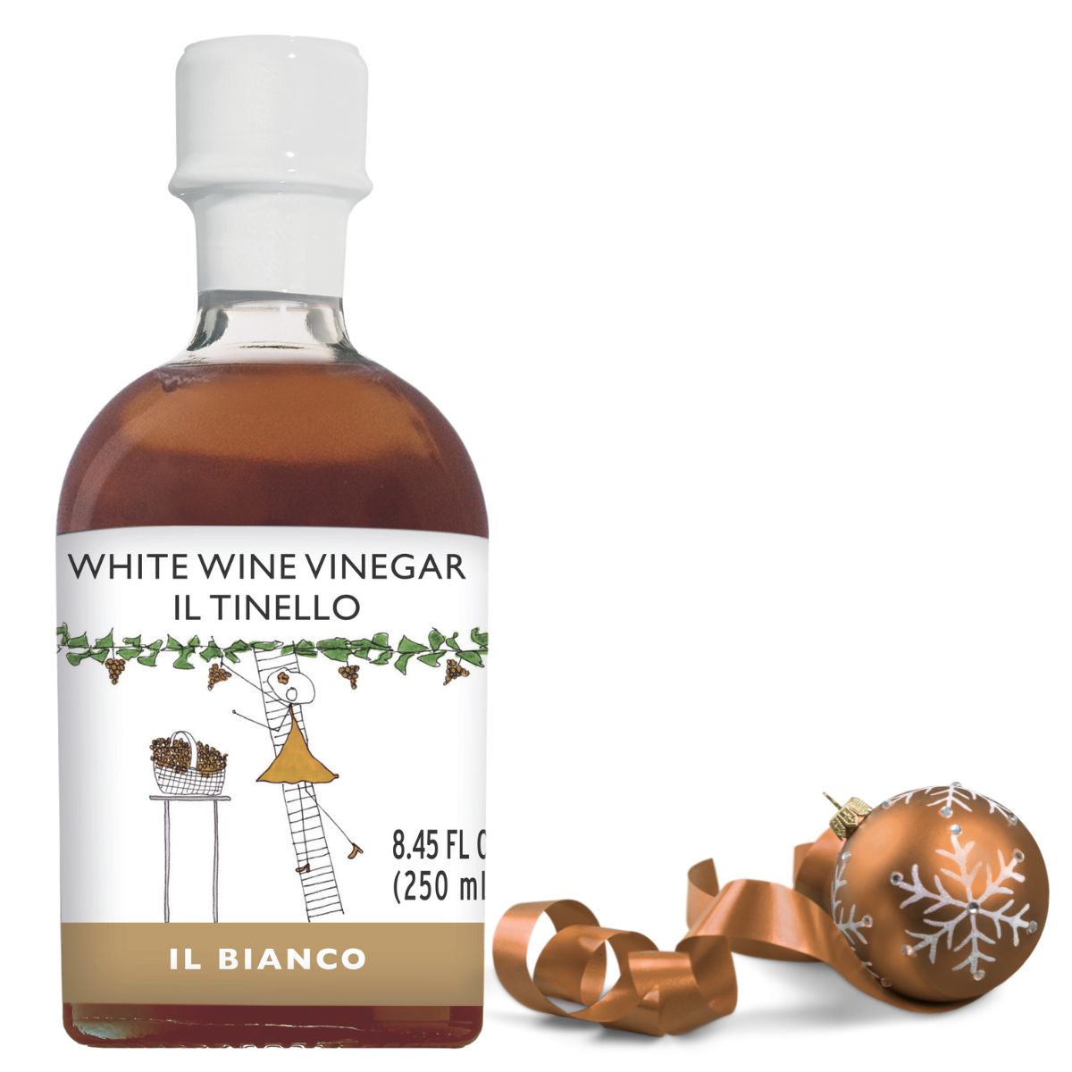 IL TINELLO, White Wine Vinegar Aceto di Vino Bianco, (8.45 fl oz) 250ml