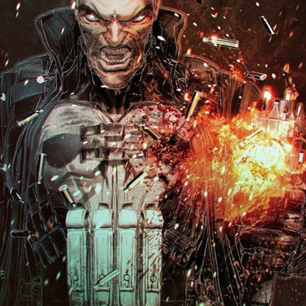 PUNISHER RED BAND #1 - JOHN GIANG VIRGIN VARIANT FANEXPO NEW ORLEANS EXCLUSIVE