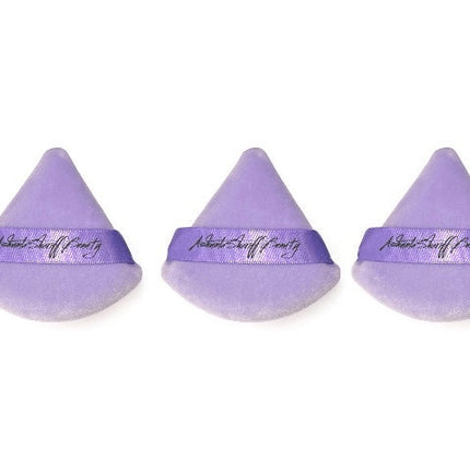 Ashunta Sheriff Beauty Velvet Hypoallergenic Ultra Soft Purple Puffs (3-Pack)