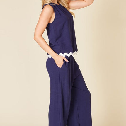 Navy Ric Rac SET