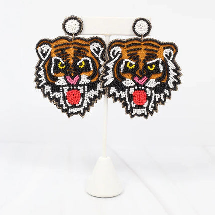 Fierce Tiger Earrings