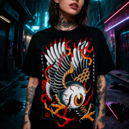 Eagle Eye Tattoo Tee | Ghost & Darkness Streetwear