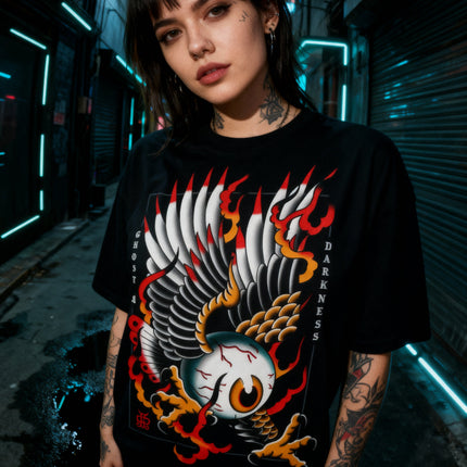 Eagle Eye Tattoo Tee | Ghost & Darkness Streetwear