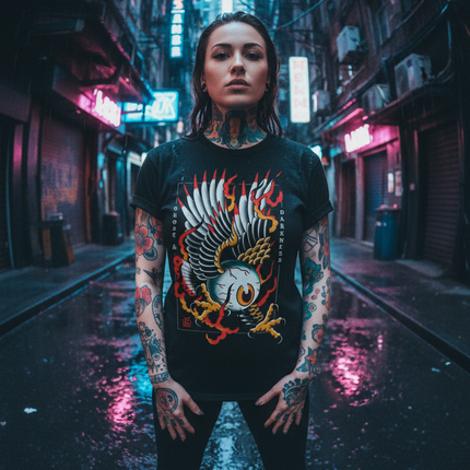 Eagle Eye Tattoo Tee | Ghost & Darkness Streetwear