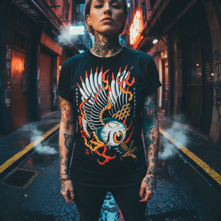 Eagle Eye Tattoo Tee | Ghost & Darkness Streetwear