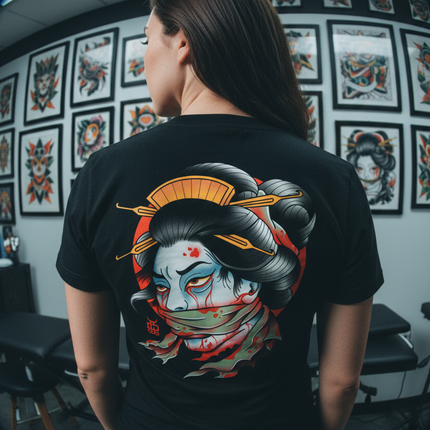 Namakubi Tattoo Tee | Ghost & Darkness Streetwear