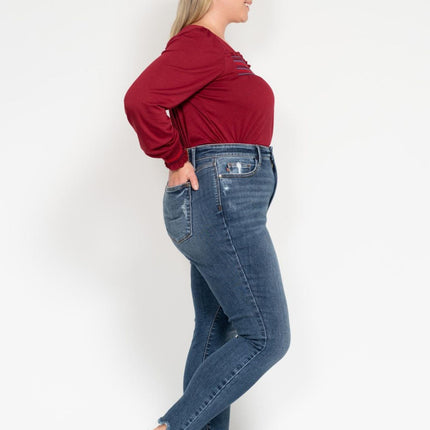 Shark Bite Hem Judy Blue