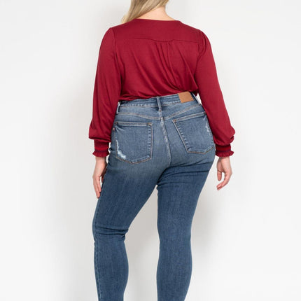 Shark Bite Hem Judy Blue