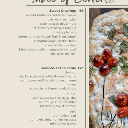 A Taste of Sourdough Cookbook
