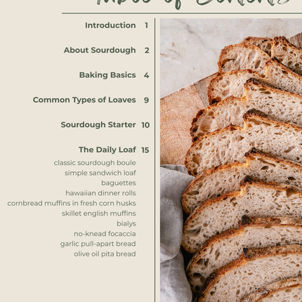 A Taste of Sourdough Cookbook