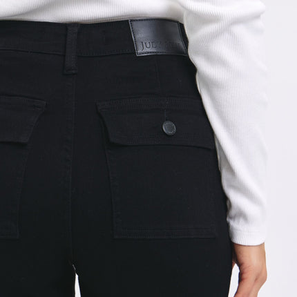 Black Cargo Joggers Judy Blue