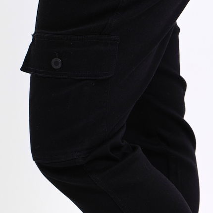 Black Cargo Joggers Judy Blue