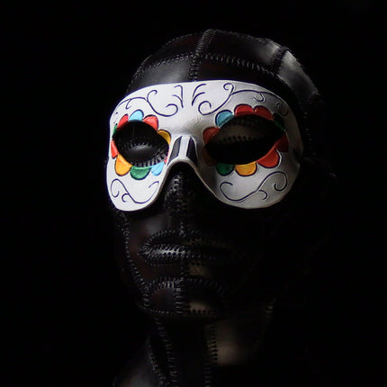 4-Pack Leather Masquerade Mask Printable Pattern Bundle