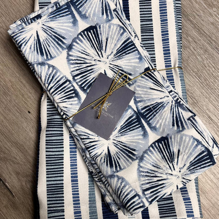 Blue White Sea Stars Napkins