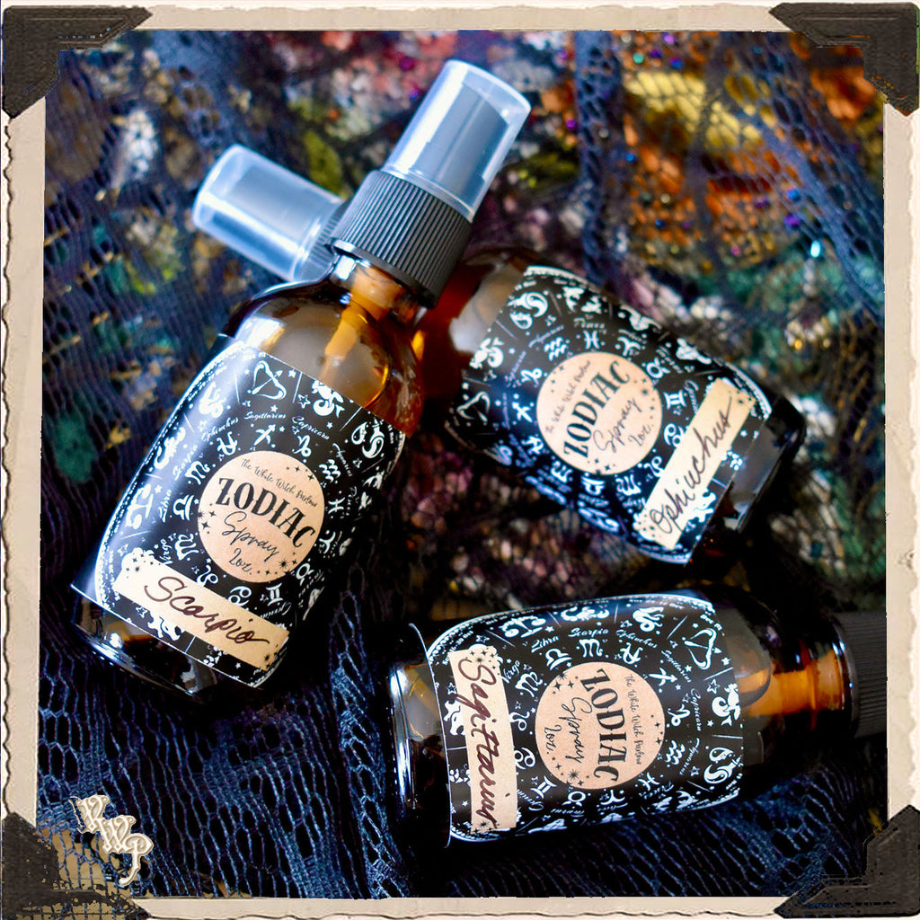 SALE! ZODIAC 2oz. Alchemy Smudge Spray, Room Mist, Sacred Body Spray.