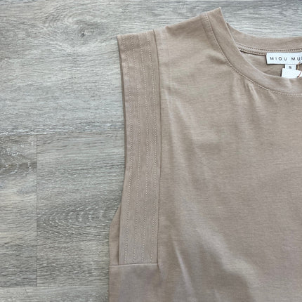 Neutral Sleeveless Top