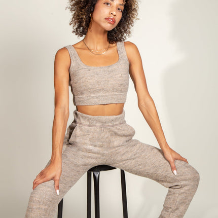Quinn Cropped Soft Knit Sweater Tank