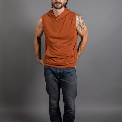 Men's Sleeveless Tri-Blend Hoodie