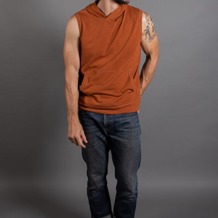 Men's Sleeveless Tri-Blend Hoodie