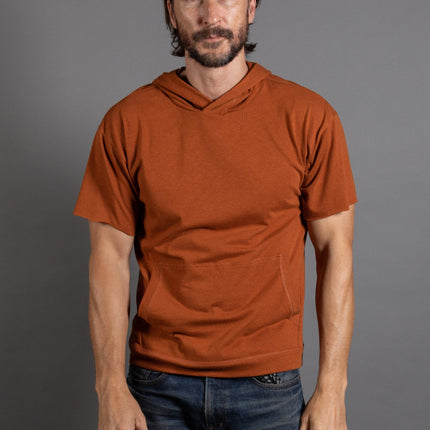 Men's Jersey Tee Kangaroo Pocket Hoodie