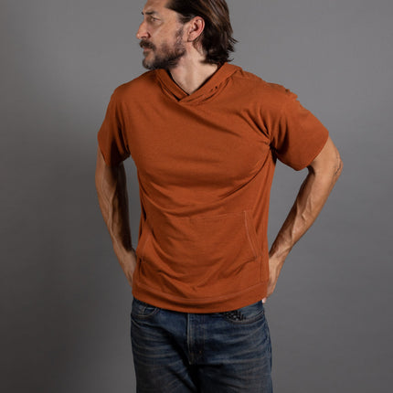 Men's Jersey Tee Kangaroo Pocket Hoodie