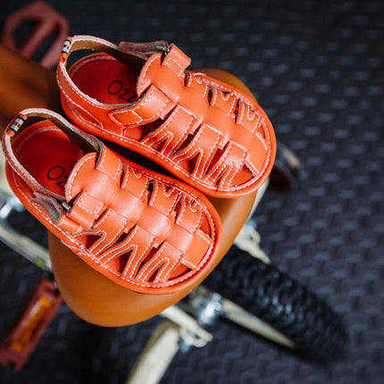 Barefoot Sandals | Vegan Leather Zero-Drop Sport Shoes| Vintage Inspired