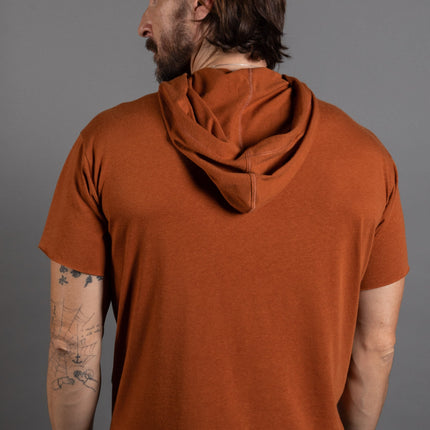 Men's Jersey Tee Kangaroo Pocket Hoodie