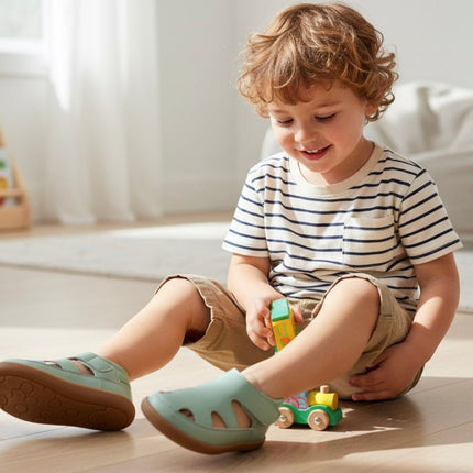 Toddler Wide Toe Box Sandals| Sprout Barefoot Summer Sandals for Kids