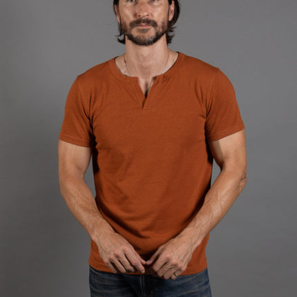 Men's Tri-Blend Cross V-Neck Tee