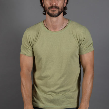 Men's Brolin Raw Neck Crew Tee