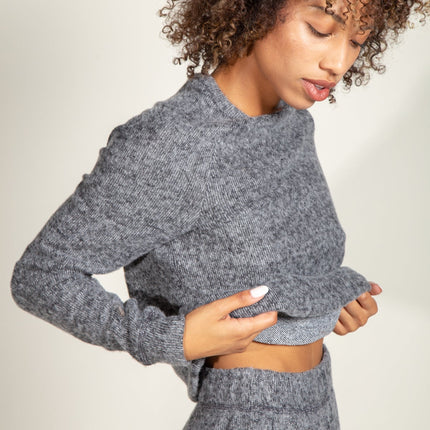 Audrey Soft Knit Crew Neck Sweater