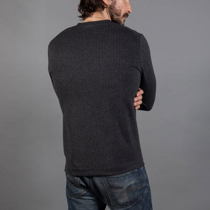 Spencer Herringbone V-Neck Sweater
