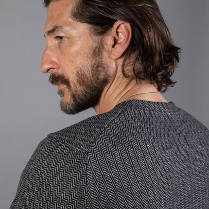 Spencer Herringbone V-Neck Sweater