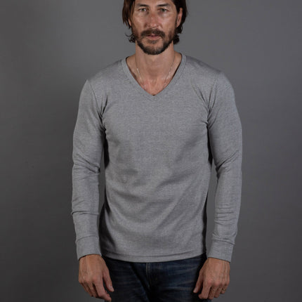 Westin Herringbone V-Neck Sweater