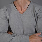 Grey/White Herringbone / XS