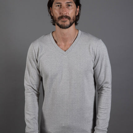 Westin Herringbone V-Neck Sweater