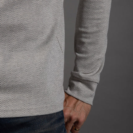 Westin Herringbone V-Neck Sweater