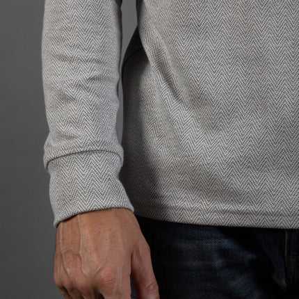 Westin Herringbone V-Neck Sweater